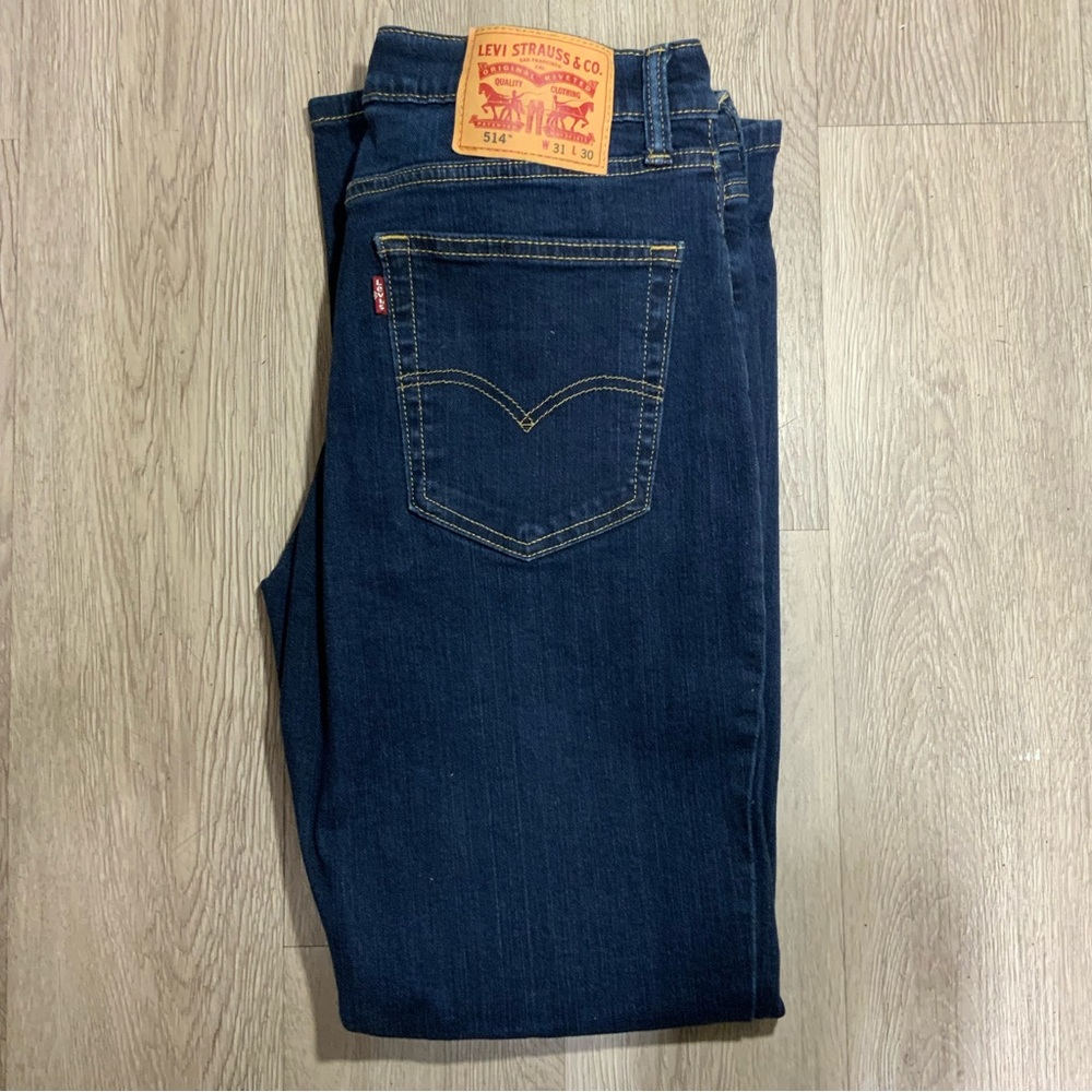 514 Levi’s Denim Jeans Men - Dark Blue - Picture 2 of 5